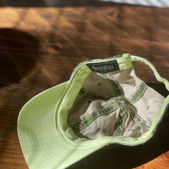 Signatures Mossy Oak Camouflage cloth adjustable Back Cap Hat - Picture 6 of 6